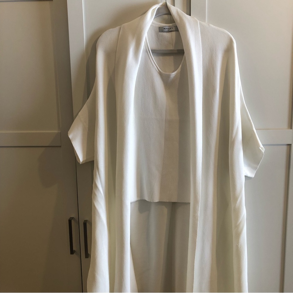 BRIAN BAILEY Knit Cardigan and Matching Tank Top, NWOT